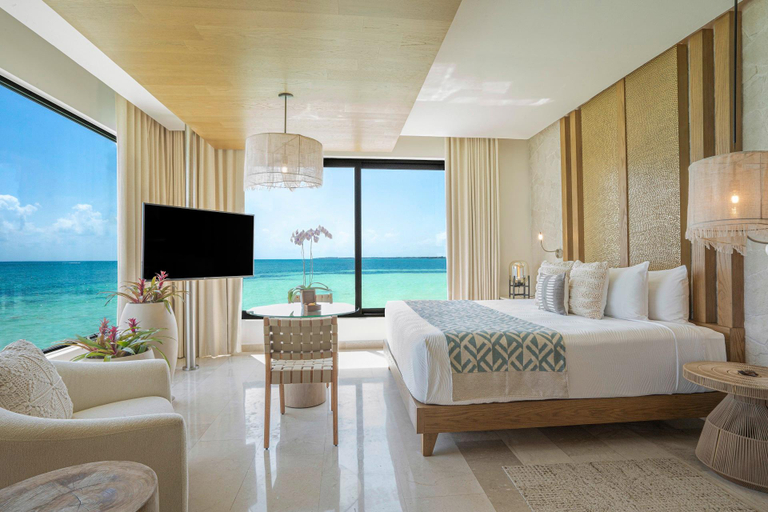 Bedroom 3, Palafitos Overwater Bungalows, All & More Inclusive-Adults Only  , Cozumel