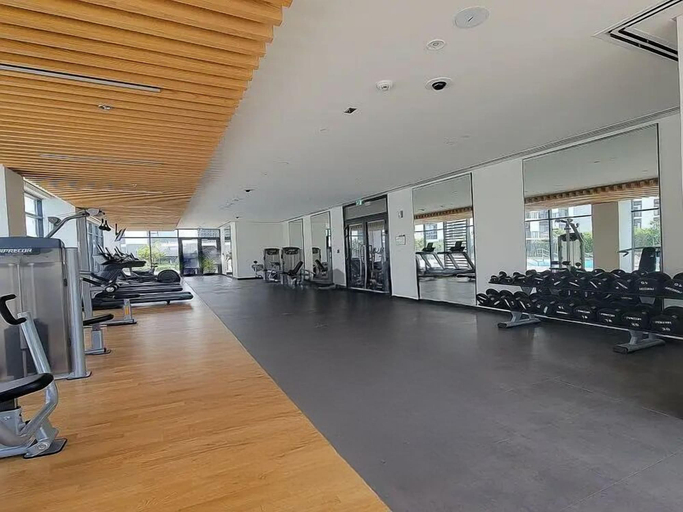 Gym 2, Stylish 1BR in Executive Residence, Dubai