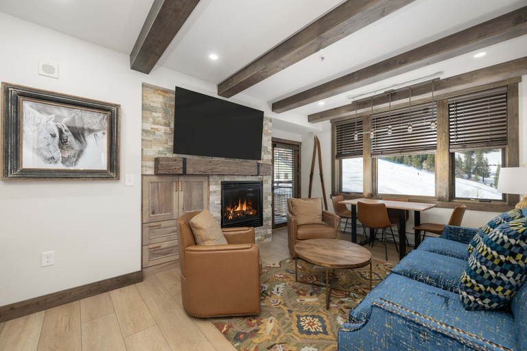 Living area 3, Select Unit 2509 - Zephyr Mountain Lodge 2 Bedroom Condo, Grand