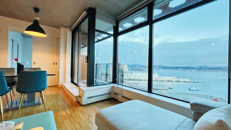 Living area 3, Ocean View Condo . Downtown Vancouver, Greater Vancouver
