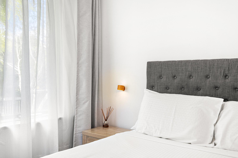 Bedroom 3, Serene 2-Bed Apartment in St Kilda, Melbourne