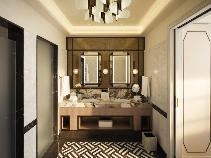 Bathroom 4, Mandarin Oriental, Vienna, Wien