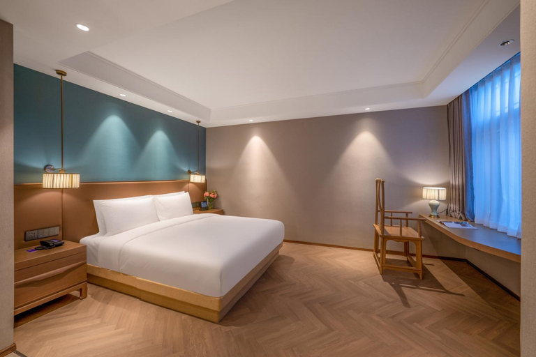 Bedroom 3, Manxin Hotel Qingdao Xinduxin, Qingdao