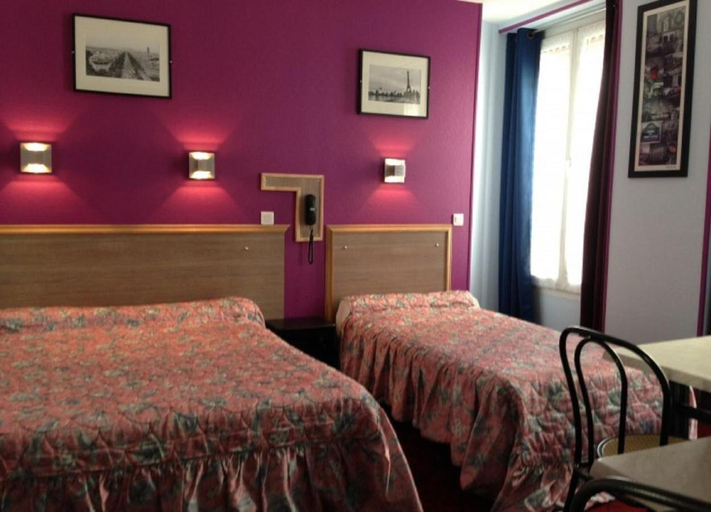 Bedroom 2, Hotel Telemaque, Paris