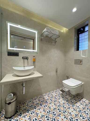 Bathroom 4, Hotel JK Palace, Ahmadnagar