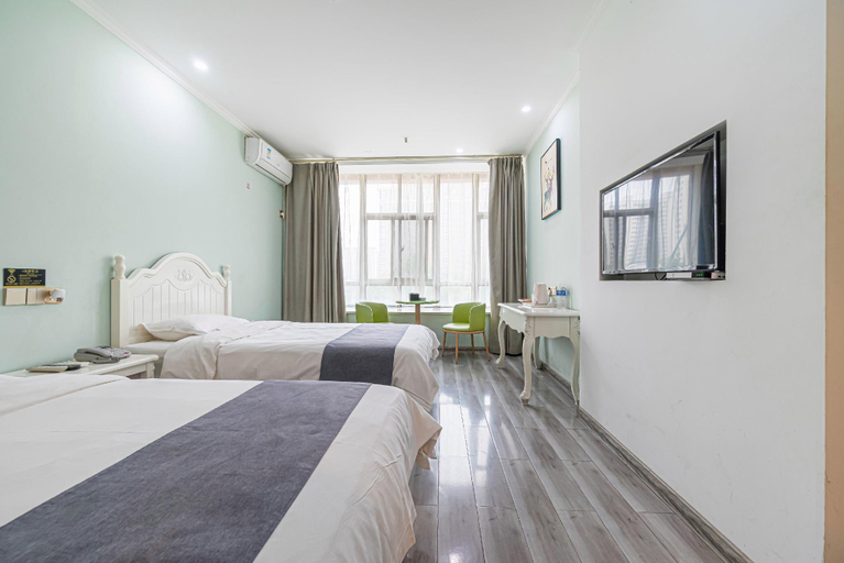 Bedroom 2, Shell Hotel Chuzhou North Bus Station, Chuzhou