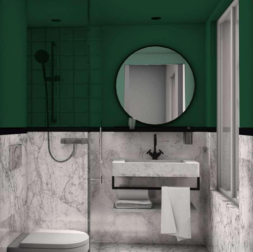 Bathroom 5, Hotel Parisianer, Paris