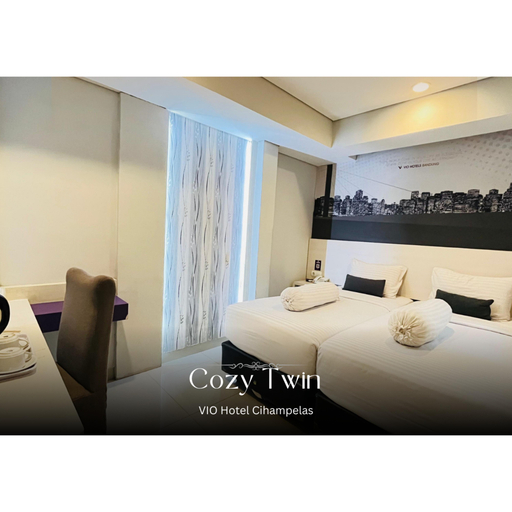 Vio Cihampelas Room Type - Cozy Twin Bed No Window