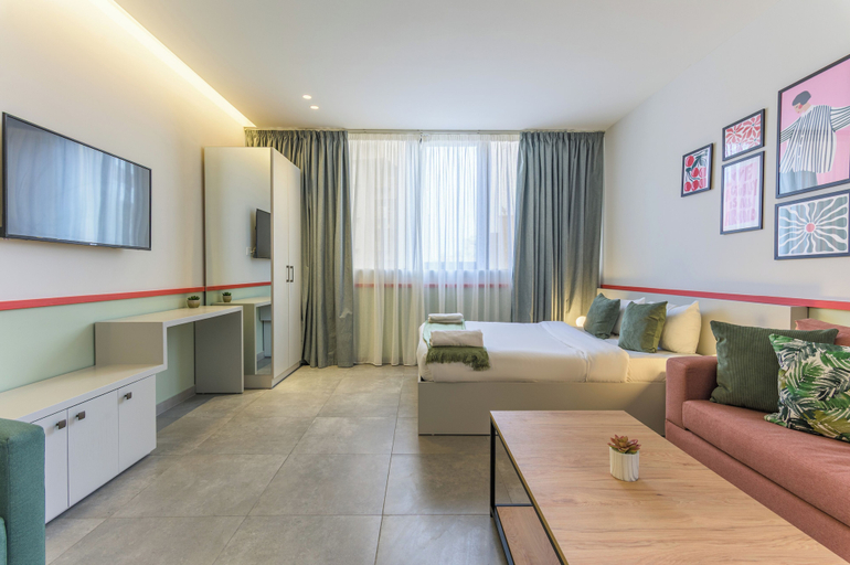 Bedroom 2, Gouraud Studios & Apts. in Gemmayzeh, Beirut