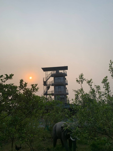 Exterior detail, Devchuli Farm House, Lumbini