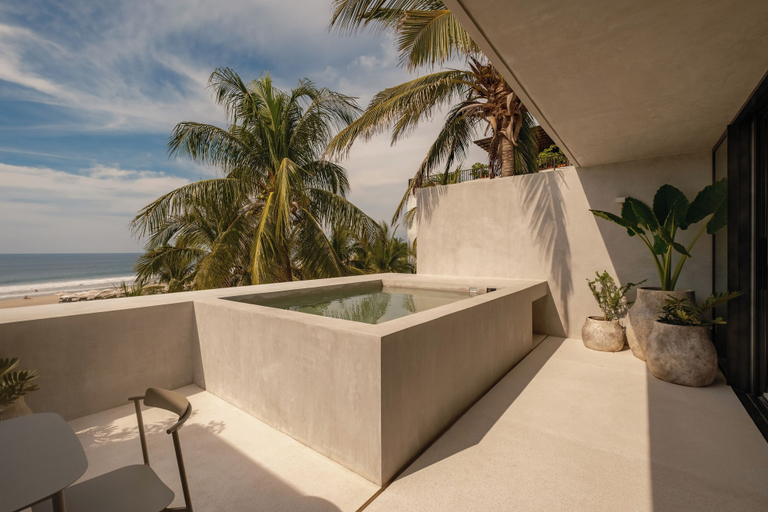 View from room 5, Notto Zicatela Hotel, Dist. Pochutla