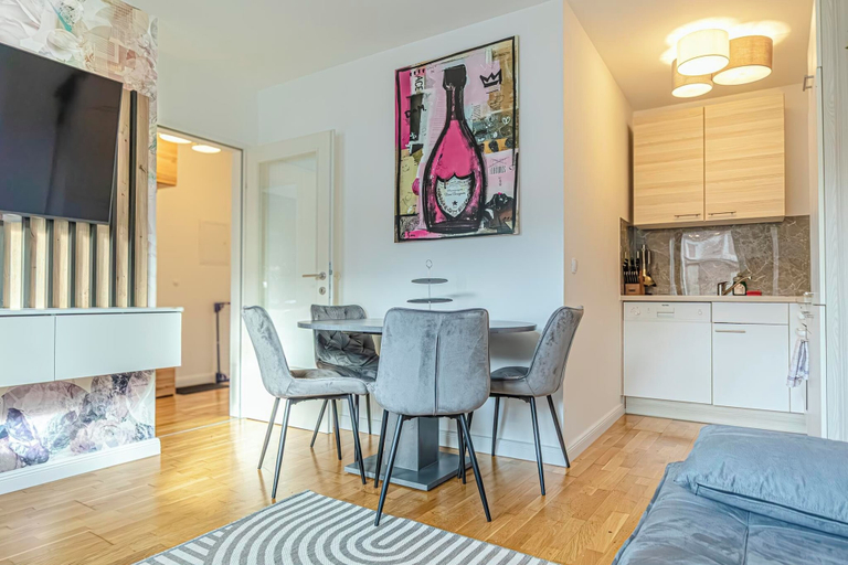 Living room 3, Modern 1BR Living Room Apartment Vienna, Wien