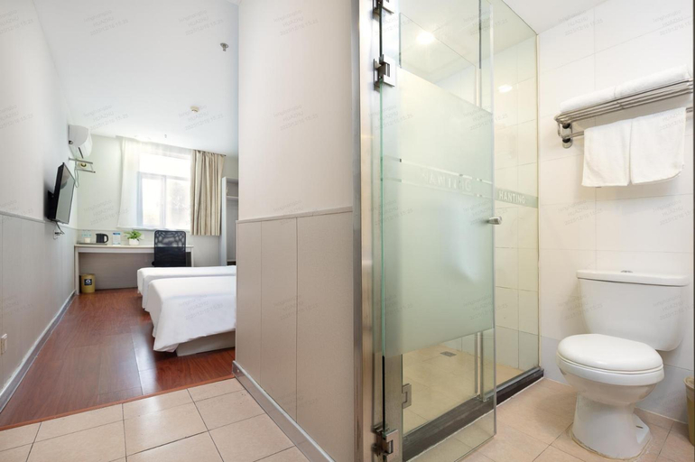 Bathroom 5, Hanting Hotel Shanghai Pudong Airport Free shuttle bus, Shanghai