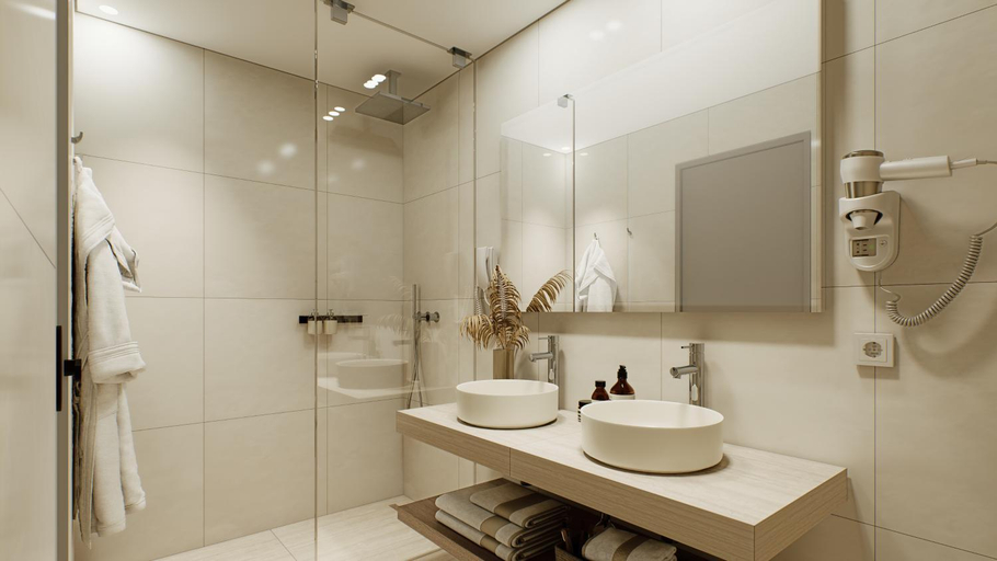 Bathroom 5, Diana Palace Hotel Zakynthos, Ionian Islands