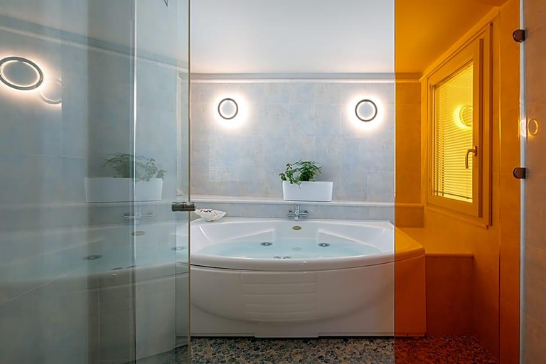 Bathroom 3, Iria Beach art hotel, South Aegean