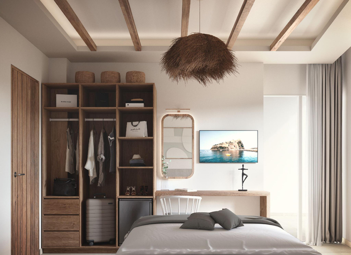 Bedroom 3, Skipper Beachfront Suites, Crete