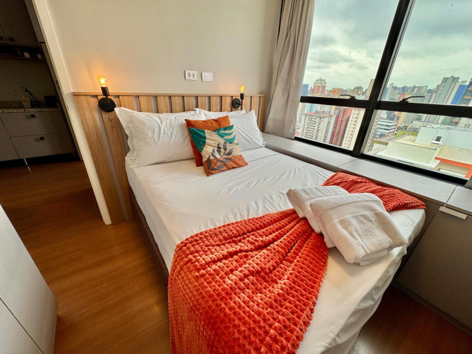 Bedroom 3, Elysia Centro - Apartamentos by UROOMS, Curitiba