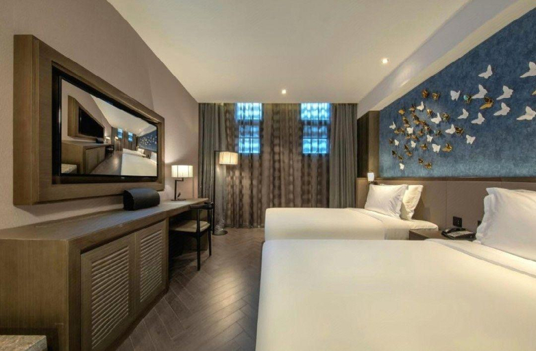 Bedroom 2, Crystal Orange Hotel Qingdao Laoshan Shilaoren Exhibition Center, Qingdao