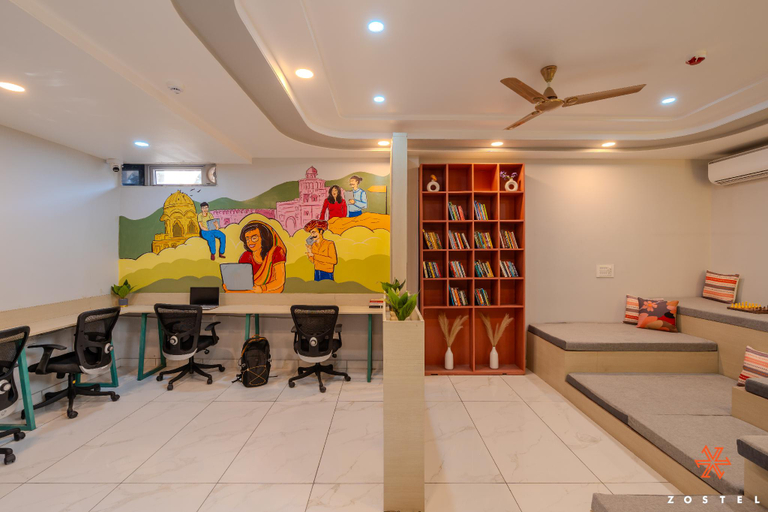 Lobby 3, Zostel Jaipur (MI Road), Jaipur