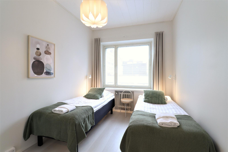 Bedroom 2, Forenom Serviced Apartments Pori Antinkatu, Satakunta
