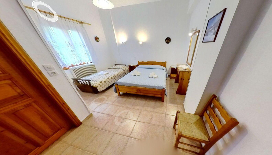 Bedroom 5, Catherine Portaria Guest House, Thessaly