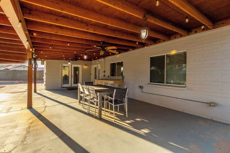 Outdoor dining 3, Chandler oasis with pool & hot tub, Maricopa