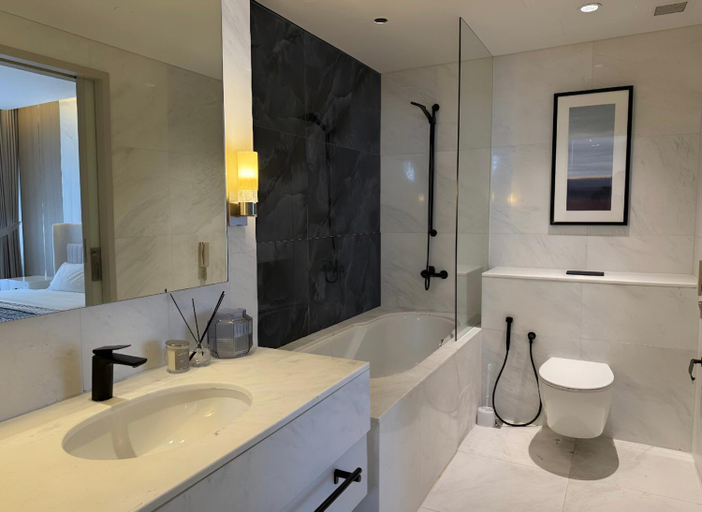 Bathroom 4, Apartment- Attached with Dubai Mall-By TSHH, Dubai