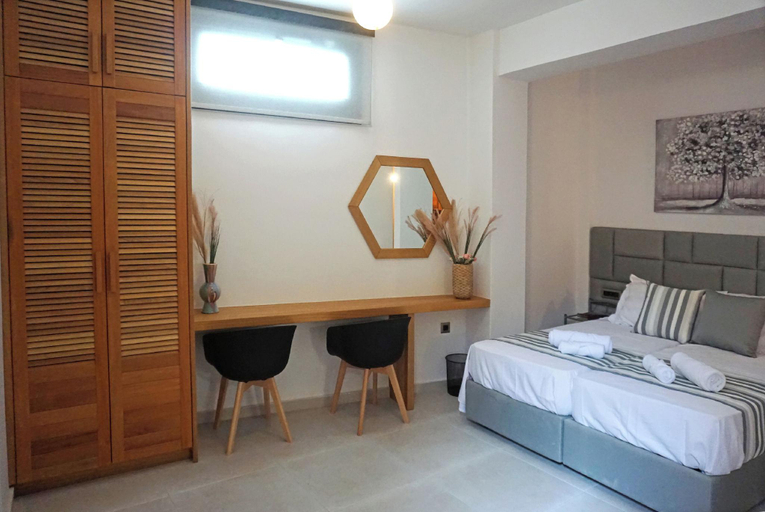 Bedroom 3, Golden moments Luxury Stone Villas A, South Aegean
