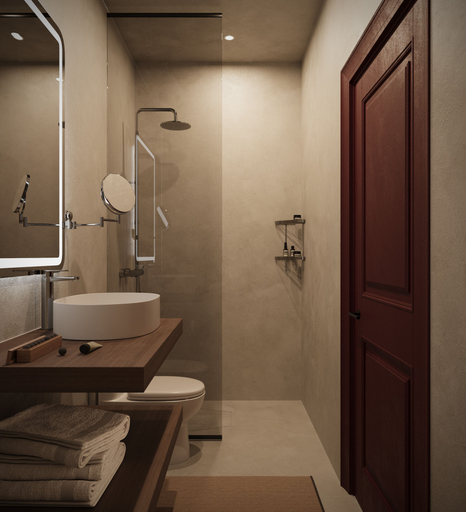 Bathroom 2, Casa di Notos Beach Hotel-Georgioupolis, Crete
