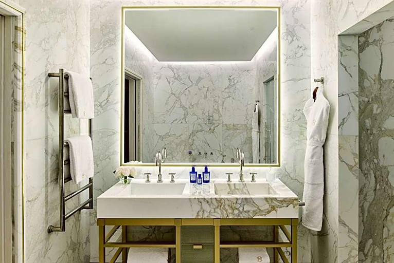 Bathroom, Hotel Hermitage Monte-Carlo, Monaco