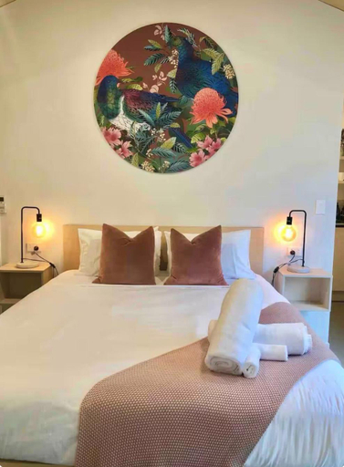 Bedroom, One O One Cabins, Waiheke Island, Auckland