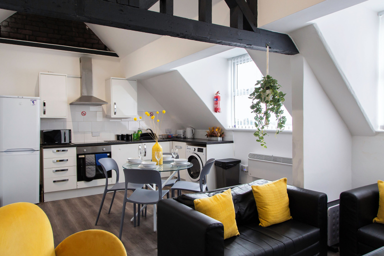 Living area 4, Residency apartments liverpool, Sefton
