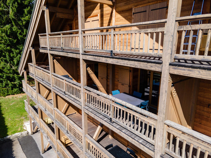 2, 1BDR/4P apartment with balcony and parking- Megève, Haute-Savoie
