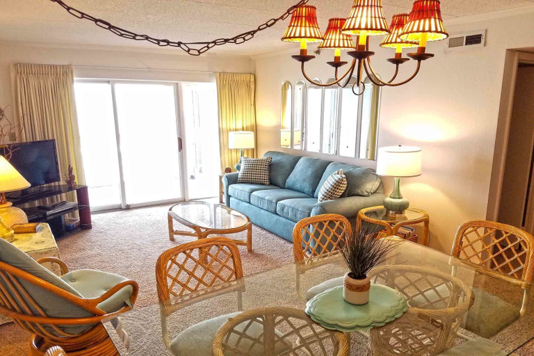Living area 2, Sungate 402 2 Br condo by RedAwning, Worcester
