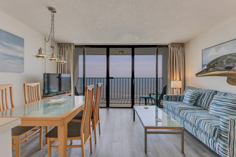 Living area 2, 1008 Blue Dolphin 1 Bedroom Condo, New Hanover