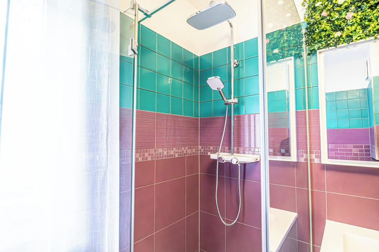 Bathroom 2, Modern 1BR 1LR Apt Donaustadt Area, Wien