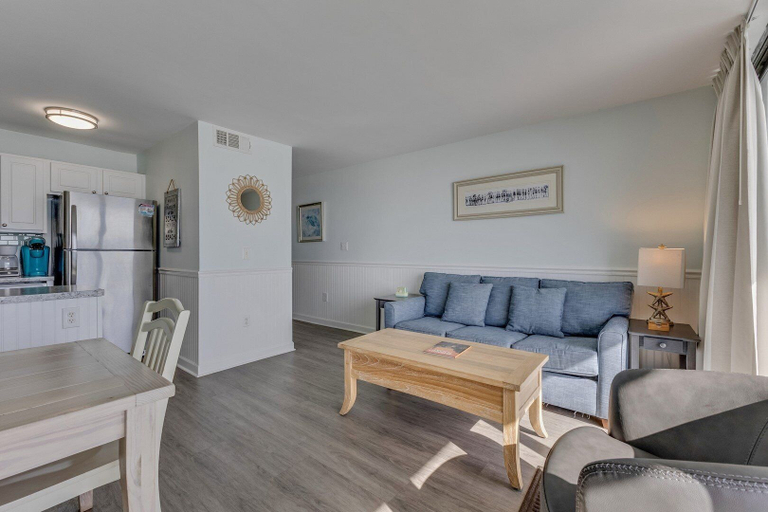 Living area 4, 0609 Oceanfront Escape by Atlantic Towers, New Hanover