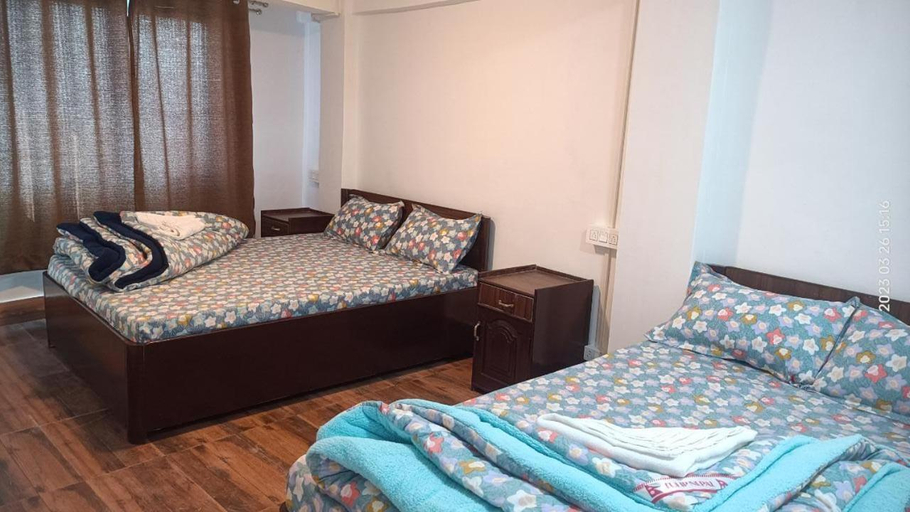 Bed, Darjeeling Homestay Nyano Ghar, Darjiling