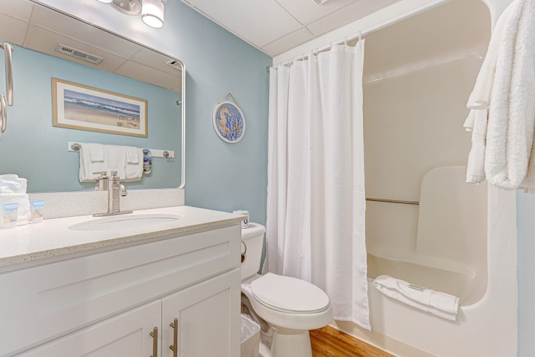Bathroom 3, 0207 Dancing Tides 1 Bedroom Condo, New Hanover