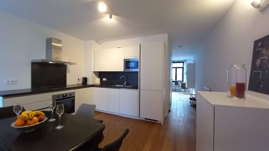 Kitchen 4, Charming apartment at heart of Brussels-Marolles, Bruxelles