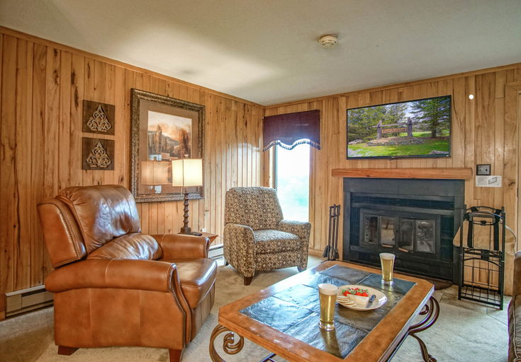 Living area 4, Powderidge #14: 2 Bedrooms, 2.5 Bath: Slope Side, Wood Fireplace, Pocahontas