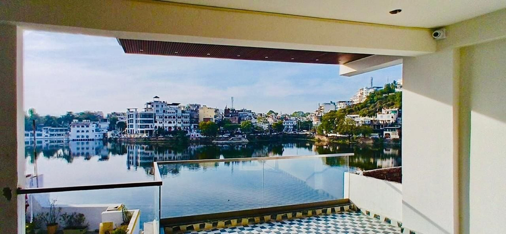View from property, Moti Mahal Lakeview Pichola Hotel, Udaipur