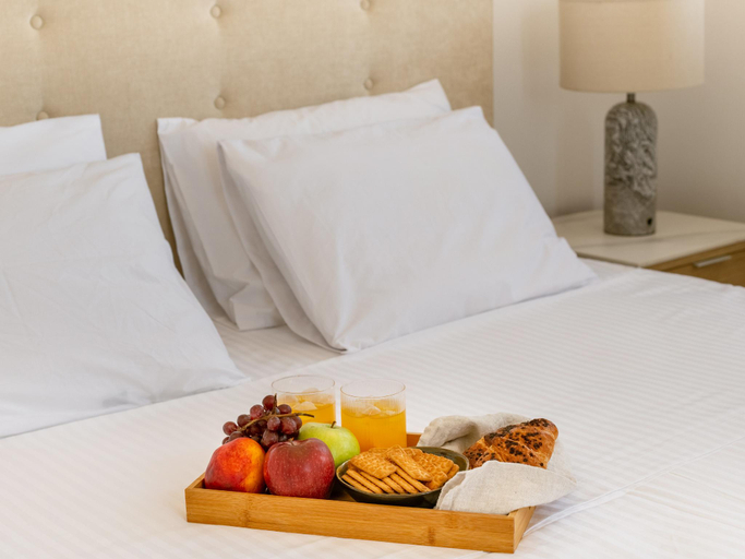 Bedroom 2, Sanders Paros Gardens - Warm 1-Bdr Apt w Balcony, South Aegean