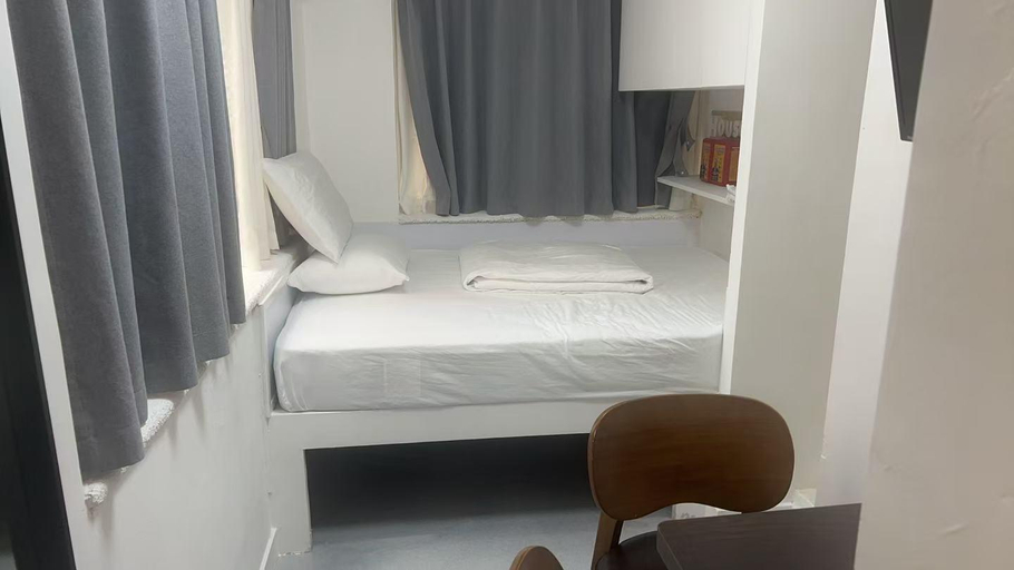 Bedroom, Ruby international Service apartment Room C, Kowloon