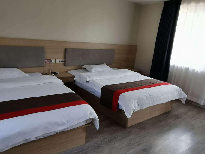 Bedroom 2, Thank Inn Hotel Xinjiang Karamay Dushanzi District Beijing Road, Karamay