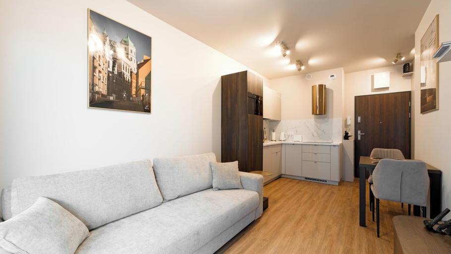 Living area 4, Apartamenty Sun & Snow Nad Odrą, Szczecin
