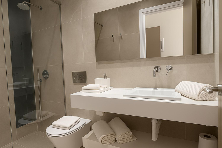 Bathroom 5, Elite Patras Suites, West Greece