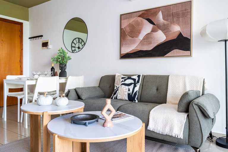Living room 4, Odin 1-Bedroom Apartment in Larnaca, Larnaca