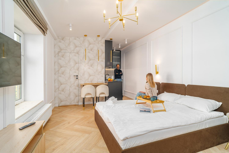 Bedroom 2, Strzelecka Boutique Apartments, Kraków City