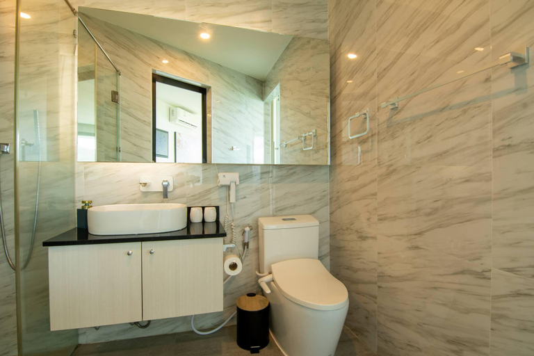 Bathroom 5, Luxury Panoramic Sea View 2 BR - Walking distance to Kamala Beach, Phuket Island